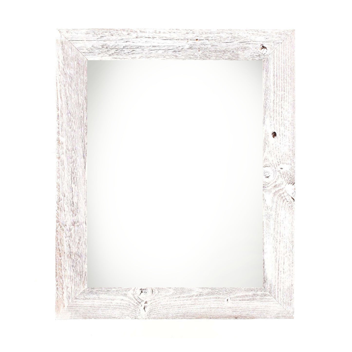 11" x 14" White Solid Wood Hanging Picture Frame-1
