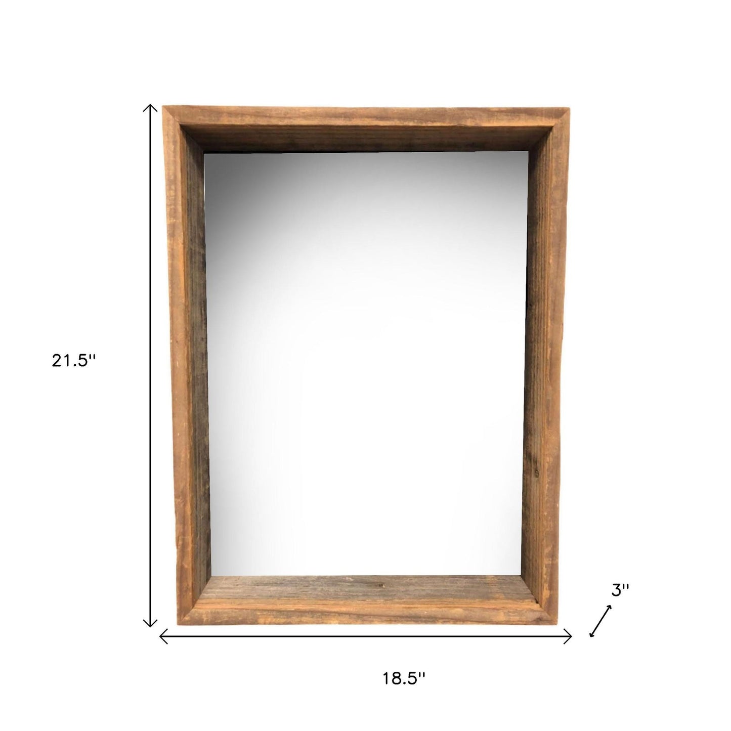16" x 20" Gray Solid Wood Hanging Picture Frame-6