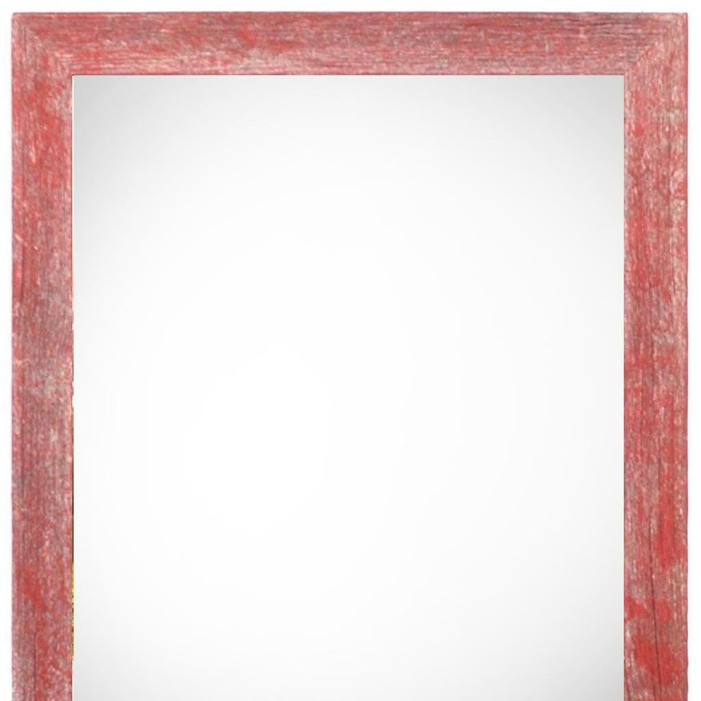 24" x 30" Red Solid Wood Hanging Picture Frame-2