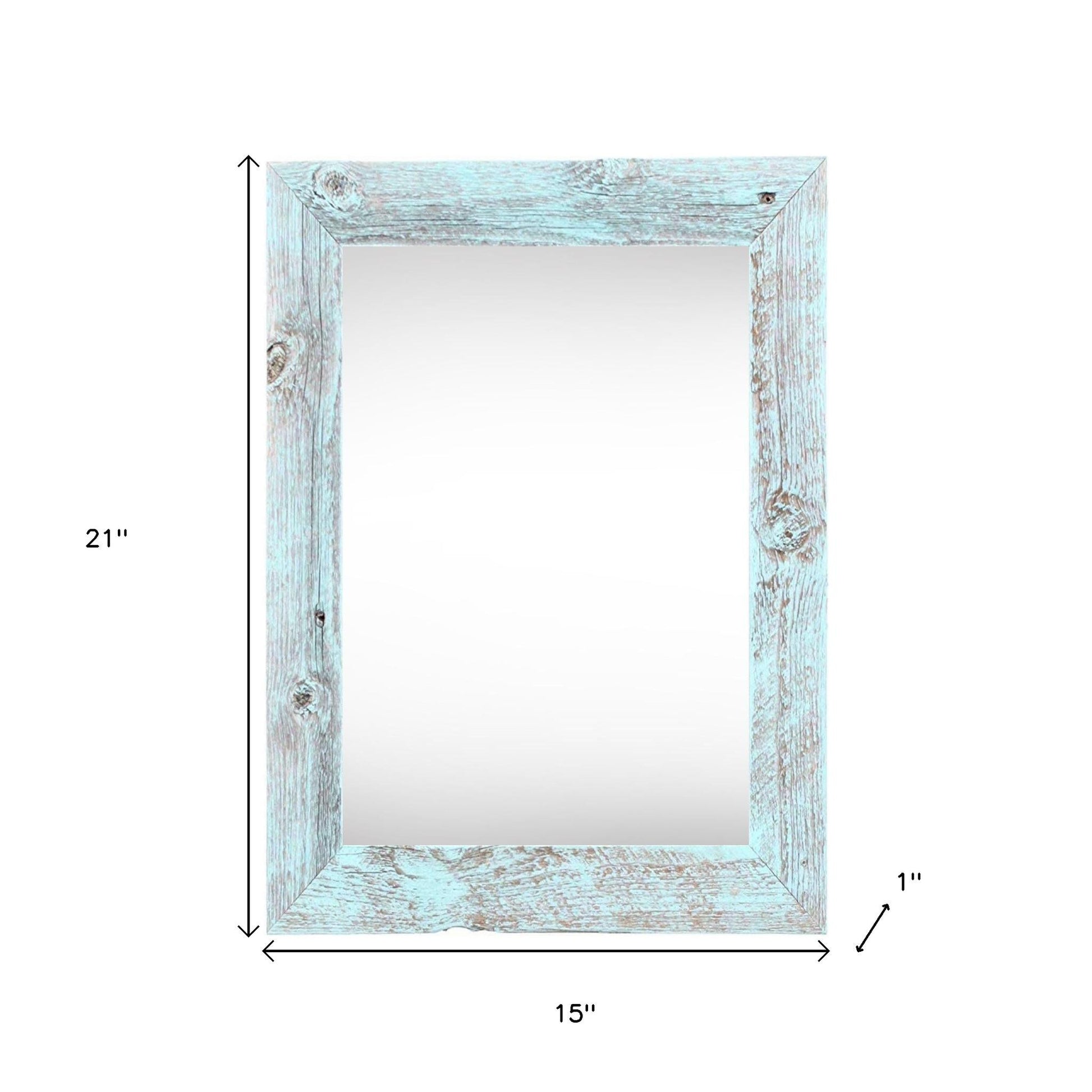 11" x 17" Blue Solid Wood Hanging Picture Frame-4