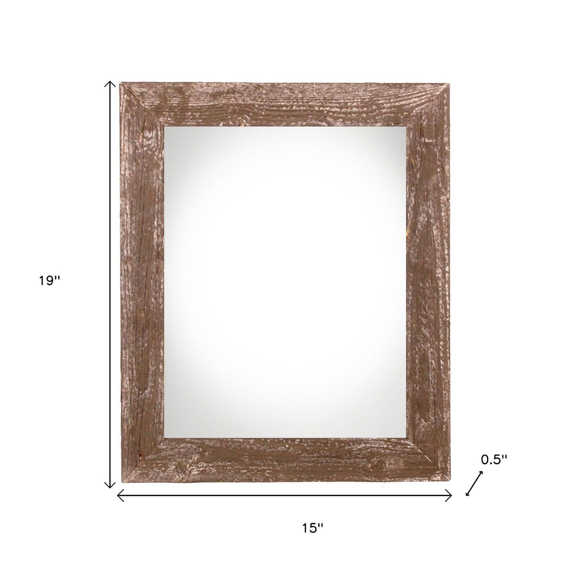 12" x 16" Brown Solid Wood Hanging Picture Frame-5