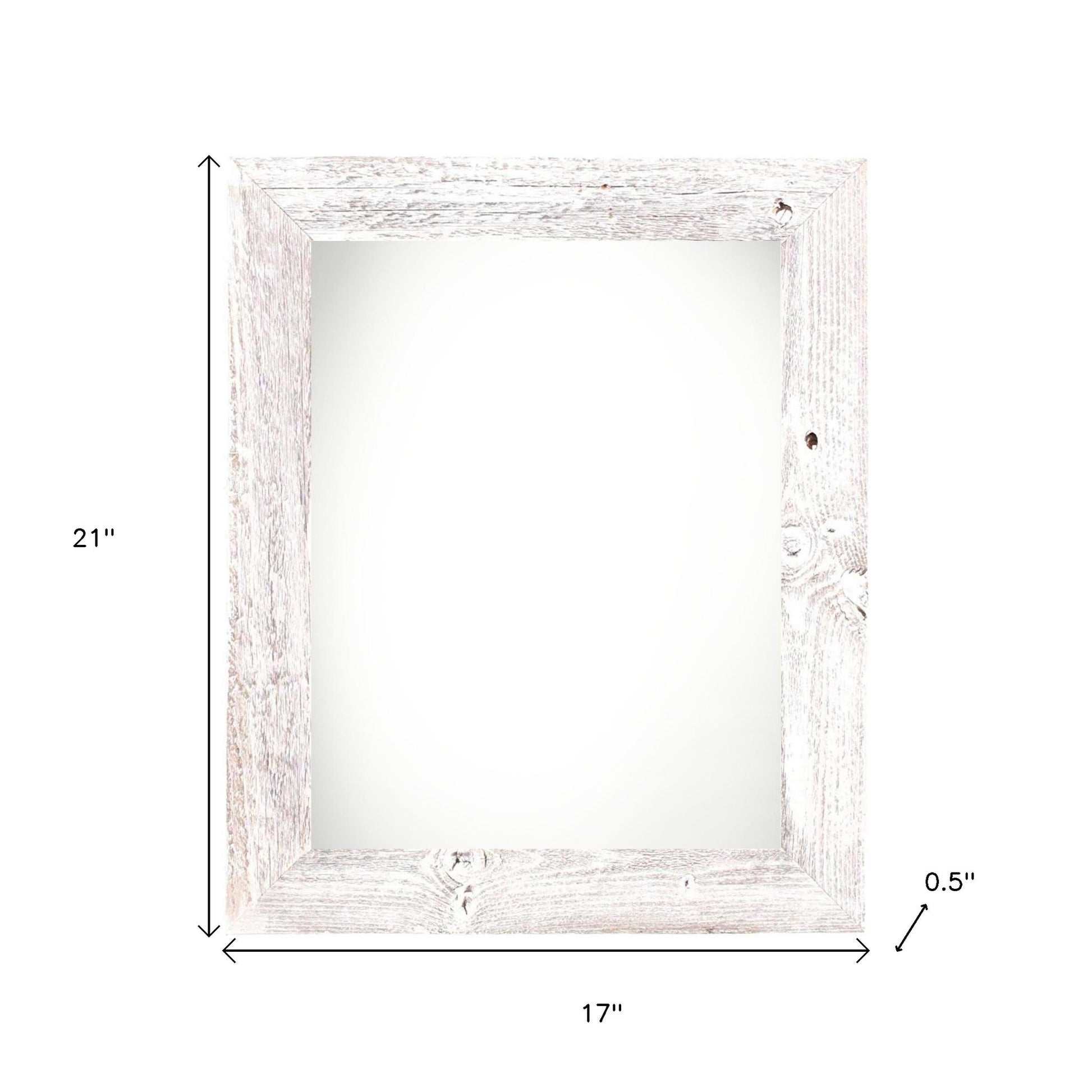 14" x 18" White Solid Wood Hanging Picture Frame-4