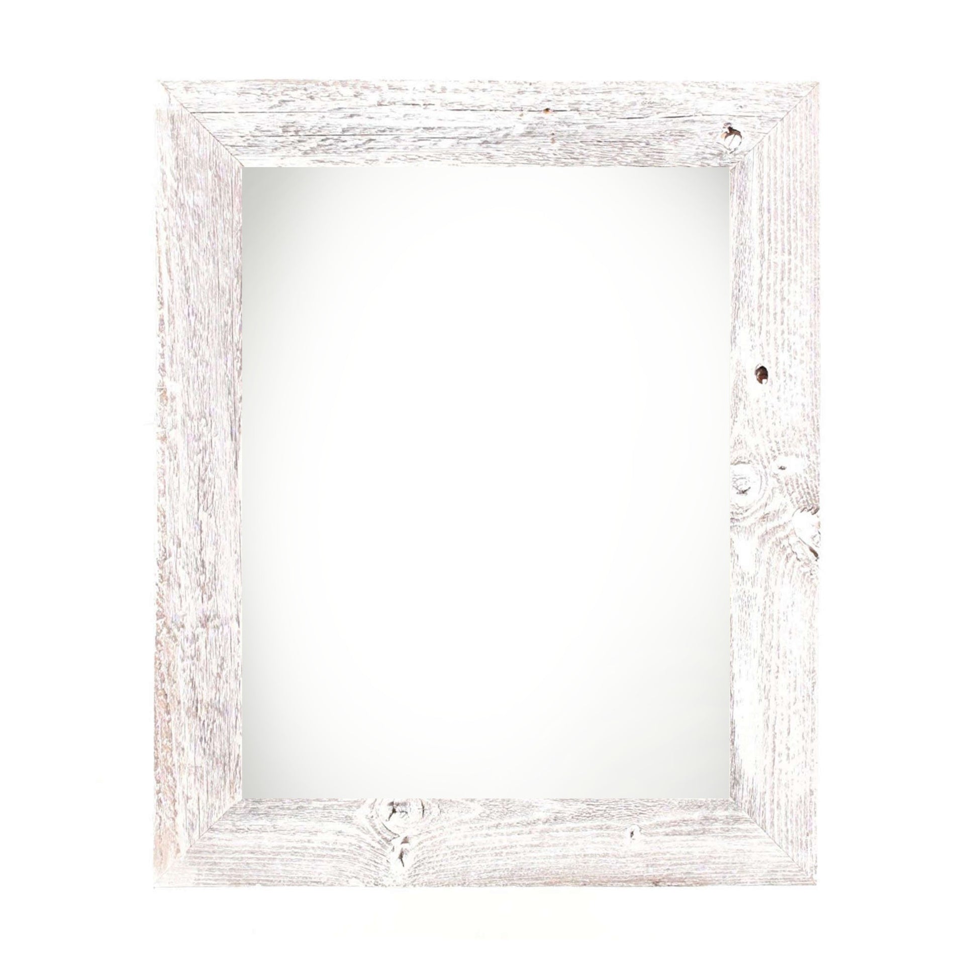 14" x 18" White Solid Wood Hanging Picture Frame-1