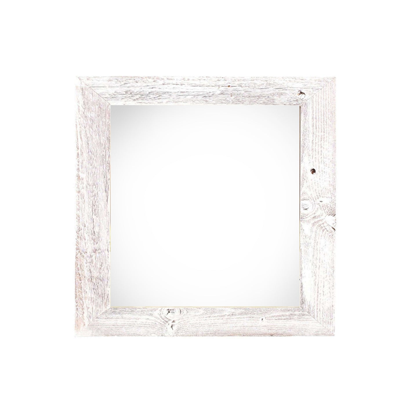 4" x 4" White Solid Wood Tabletop Picture Frame-1