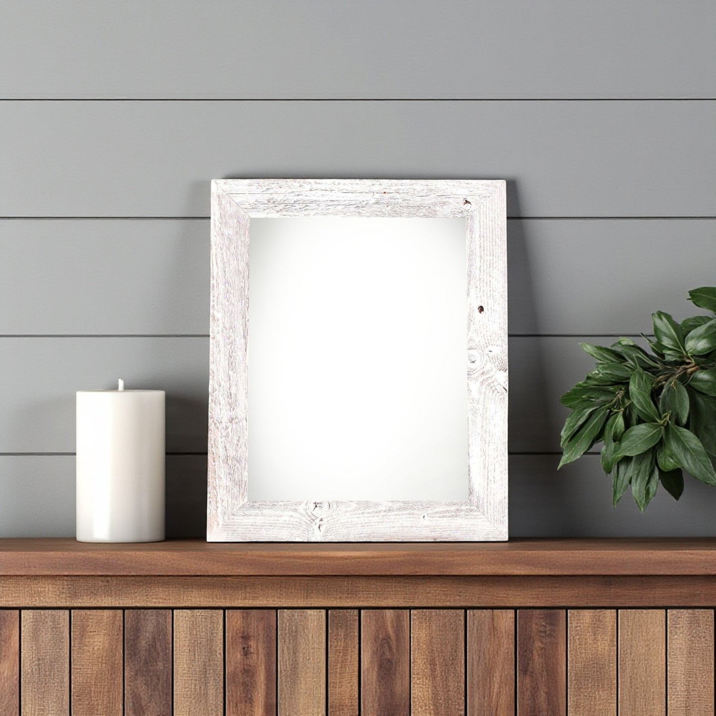 4" x 6" White Solid Wood Tabletop Picture Frame-0