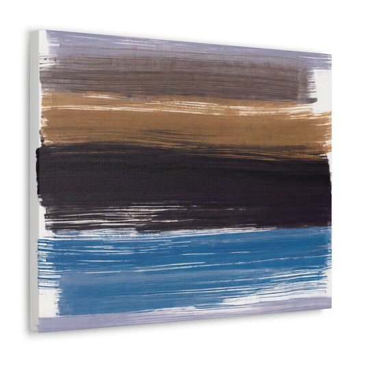 Canvas Wall Art Decor - Rustic Purple Brown Design-0