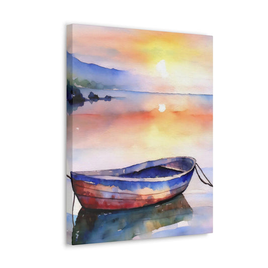 Wall Art Decor - Canvas Print Artwork - Sunset by the Sea-0